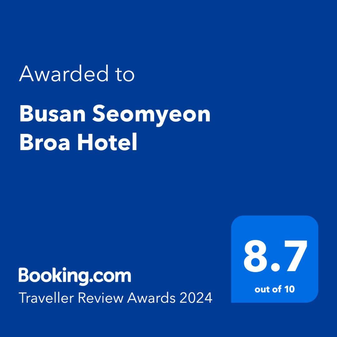 Busan Seomyeon Broa Hotel Exterior foto