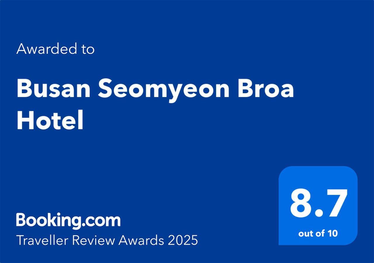 Busan Seomyeon Broa Hotel Exterior foto